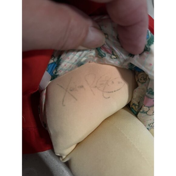 VINTAGE 1985 Signed Xavier Roberts The Little People Cabbage Patch Doll 22" USA! - Picture 9 of 9